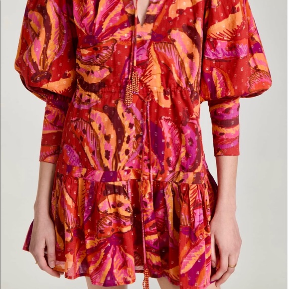 Farm Rio Banana Juice Cotton Minidress - Picture 15 of 15